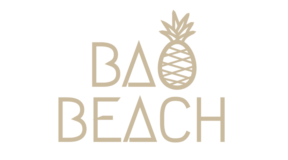 BAO BEACH Restaurant et Beach Bar sur la plage de la pointe marin - Sainte-Anne , Sud Martinique - logo sable